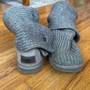 Grey Ugg Sweater boots- size 10